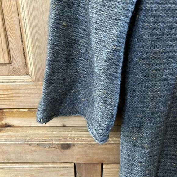 Max Studio Medium Dress Gray Knit Round Neck 3/4 Sleeve Flared Knee Length - Picture 5 of 9